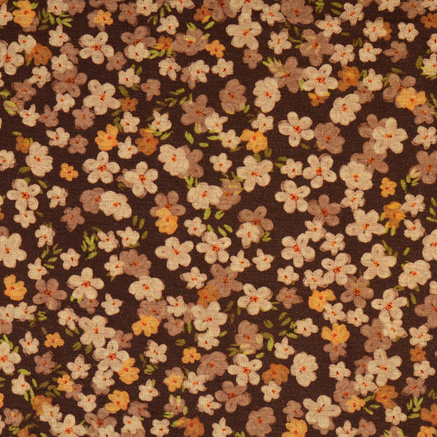 fabric Flowers Brown
