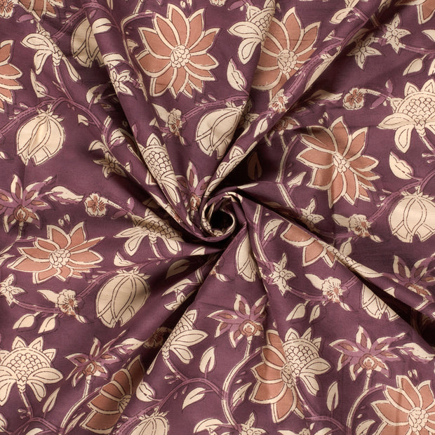 Voile tissu Vieux rose 