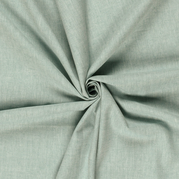 Chambré tela Menta oscura 