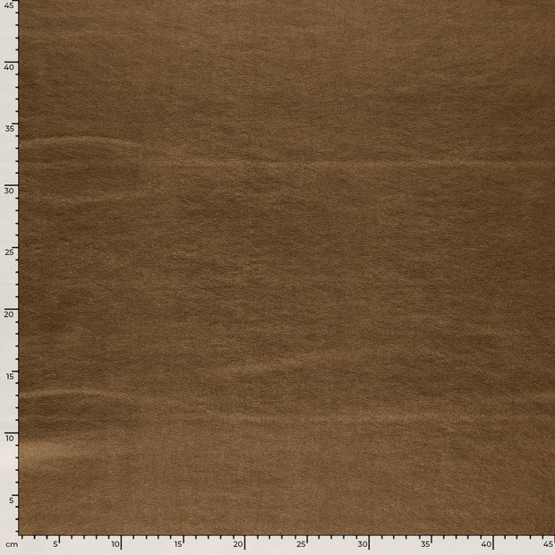 Stretch Leather fabric Unicolour Bronze