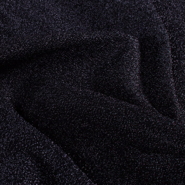 Jersey de Polyester tissu Unicolore Bleu Marine