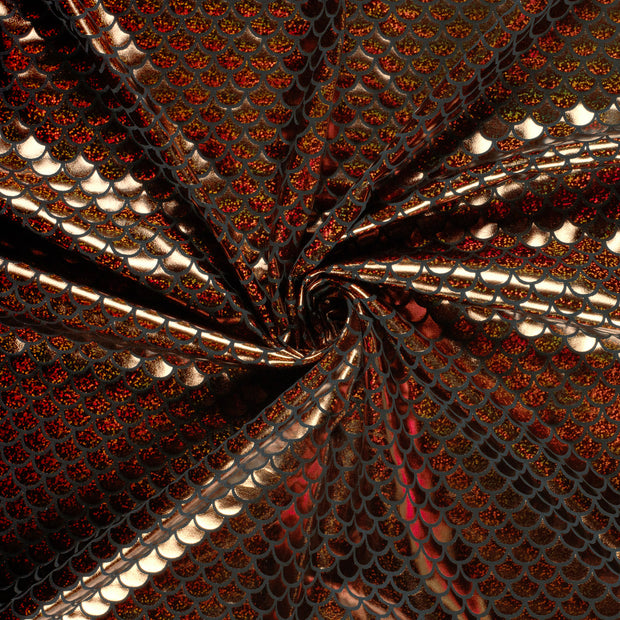 Lamé fabric Mermaid foiled 