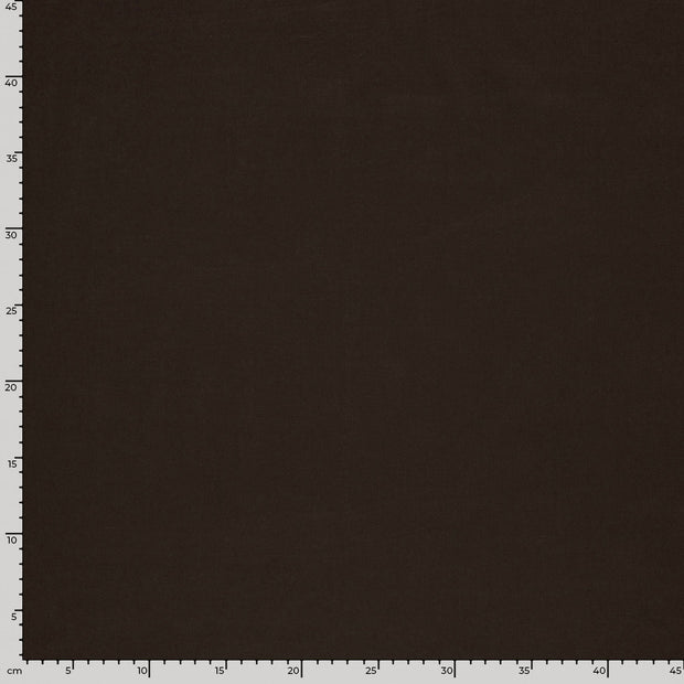 Cretonne Premium tissu Unicolore Marron Foncé