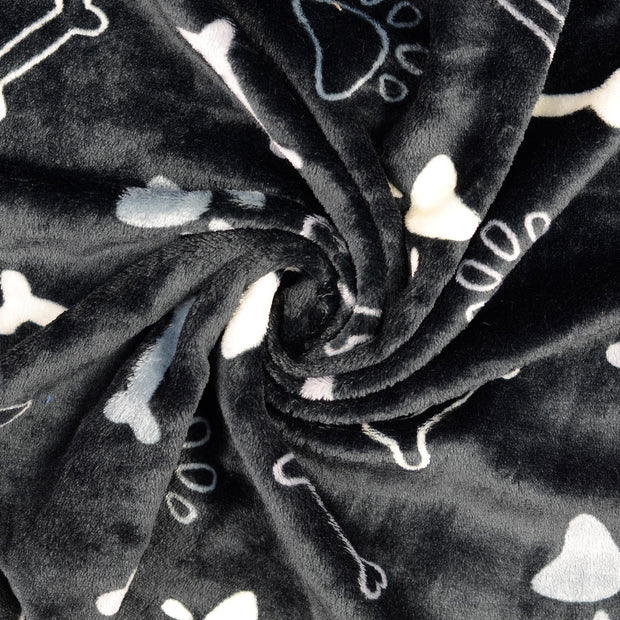 Forro tela Negro estampado 