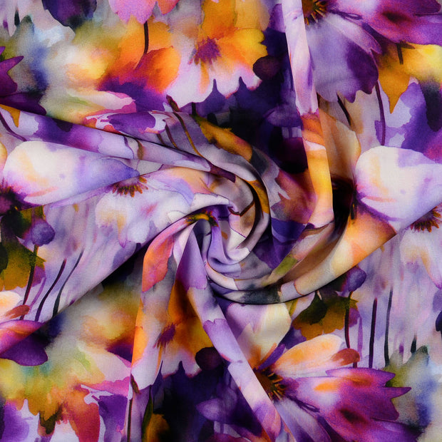 Viscose Poplin fabric Lila 