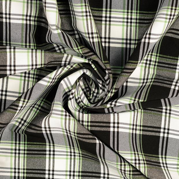 Bengaline tissu Pomme verte fil teint 