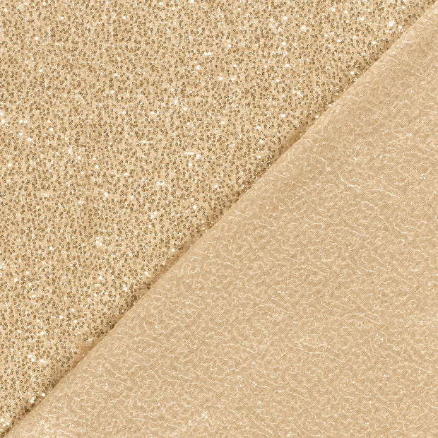 Mesh fabric Unicolour Sequins 