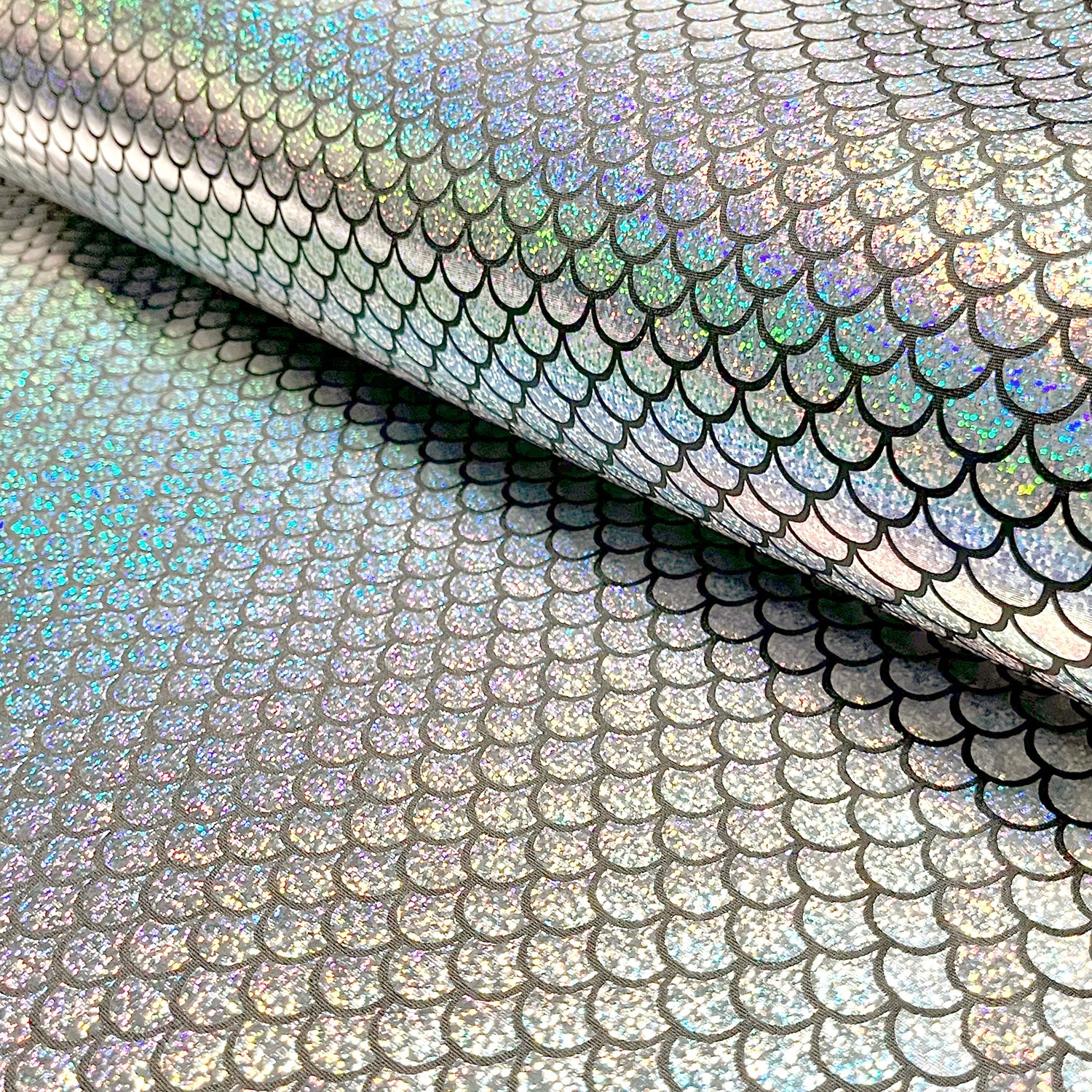 Lamé fabric Mermaid Silver | Wholesale fabrics | Nooteboom Textiles