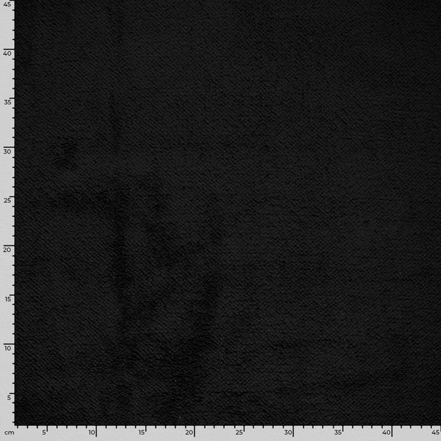 Sherpa Fleece fabrik Uni Schwarz