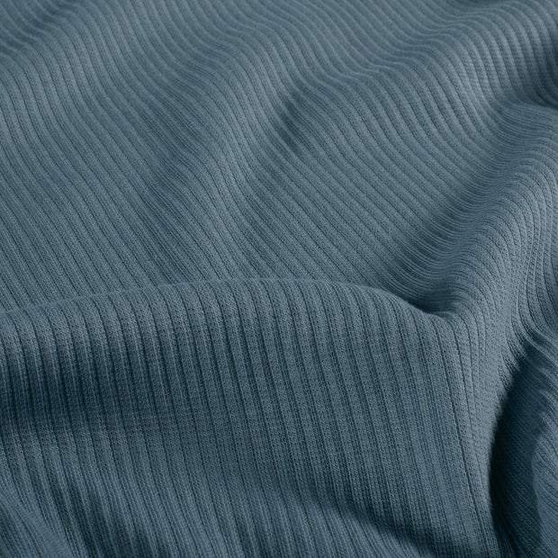 Rib Jerséis tela Unicolor Azul acero