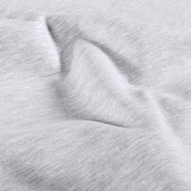 French Terry fabric Melange Light Grey