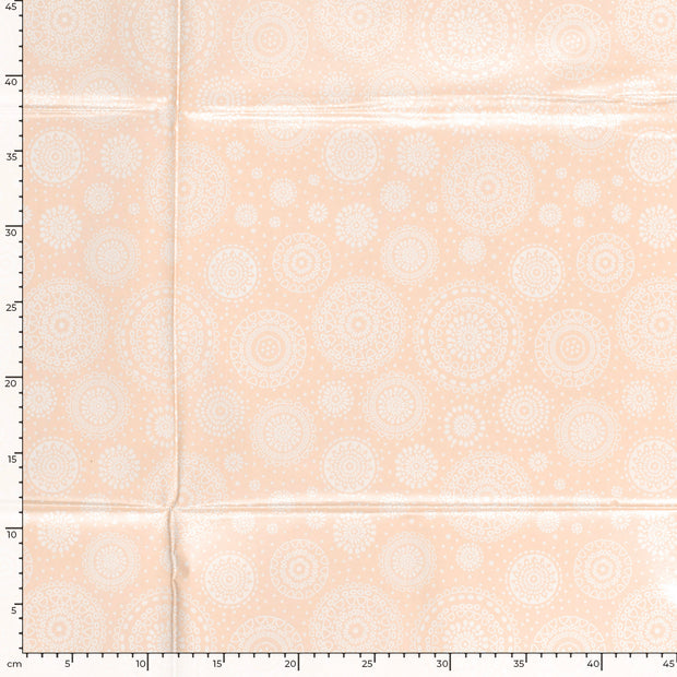 Beschichteter Dekostoff fabrik Mandalas Helles Pink