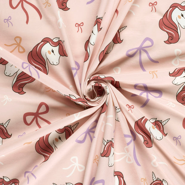 Jersey tissu Nude imprimé 