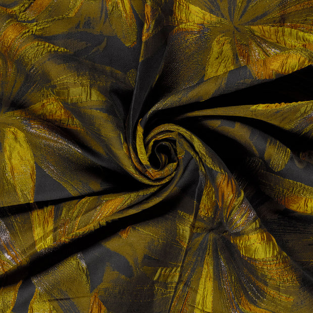 Jacquard stof Oker Lurex 