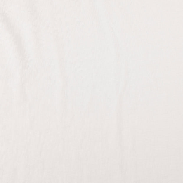 Viscose Poplin fabrik Uni Weiß
