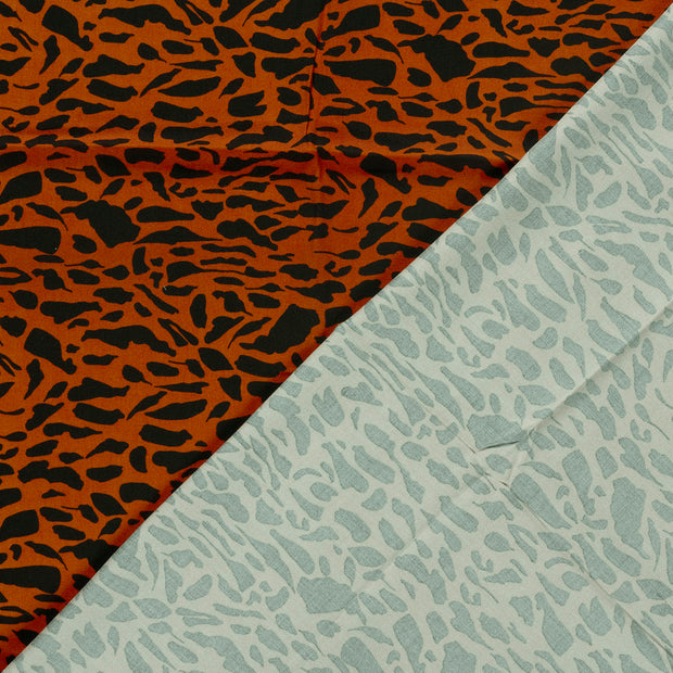 Viscosa Twill tela Abstracto estampado 