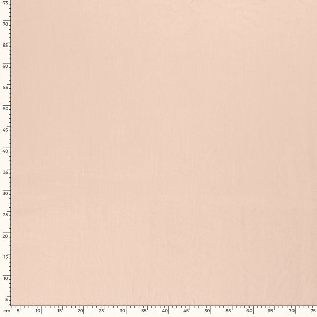 Bamboe Poplin stof Effen Oud Roze