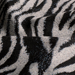 Gobelin jacquard zèbres Blanc cassé