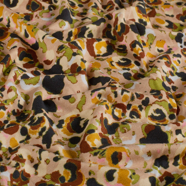 Viscose Vortex Jersey fabric Abstract 