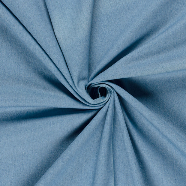 Denim fabric Baby Blue pre-washed 