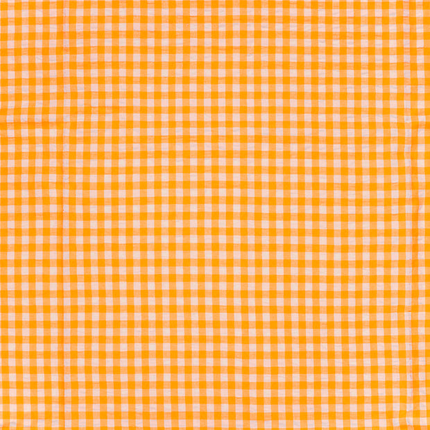 Seersucker fabrik Neon Orange 