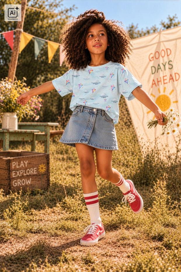 Jersey fabrik Babyblau weich 