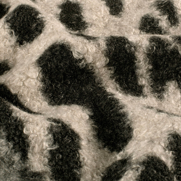 Bouclé tissu animaux Beige