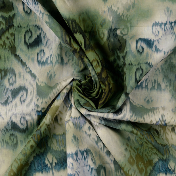 Voile fabric Olive Green 