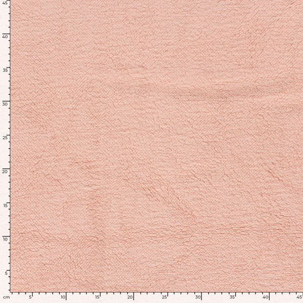 Sherpa Fleece fabrik Uni Lachsfarbe