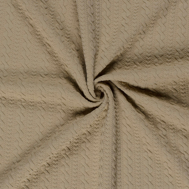 Heavy Knit stof Beige 