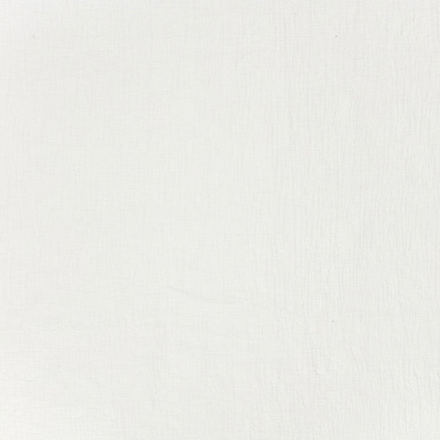 Coton Lin en Chaine et Trame tissu Blanc cassé mat 