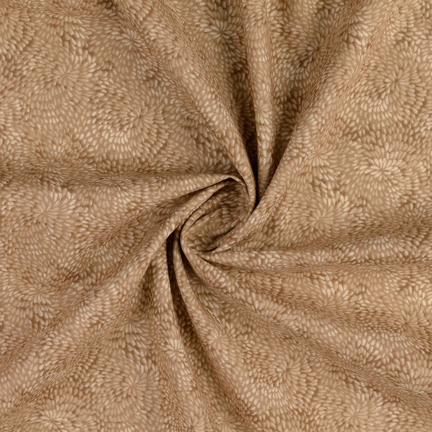 Cotton Poplin fabric Beige 