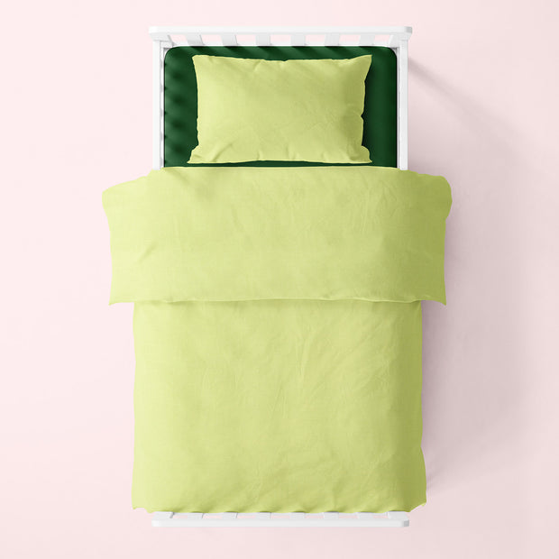 Cretonne Premium stof Effen Limoen Groen