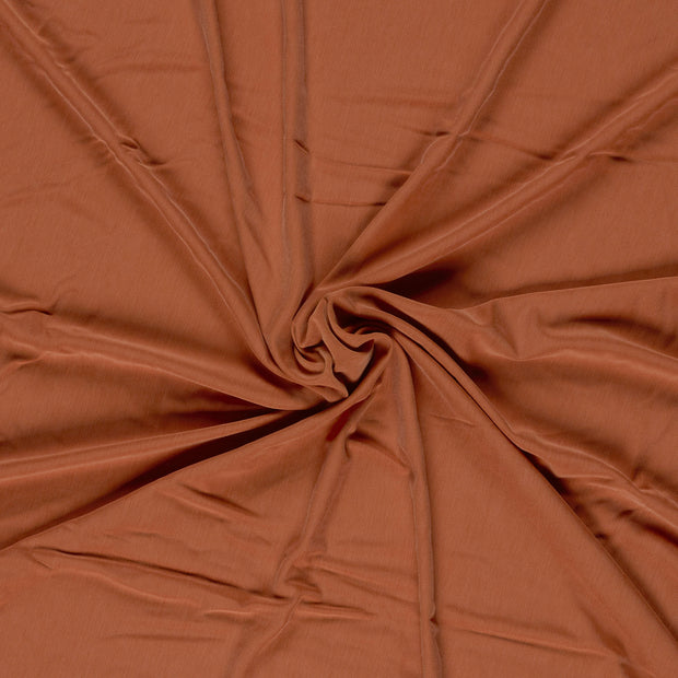 Jersey fabric Brique stone washed 
