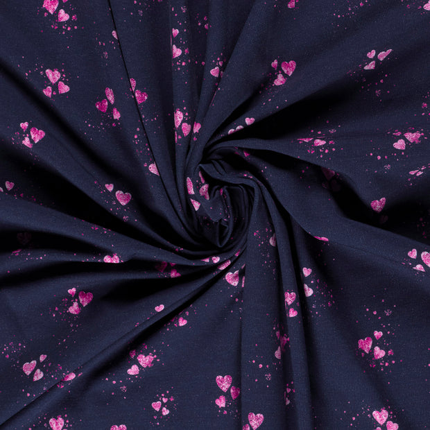 French Terry fabric brushed and digital printed 