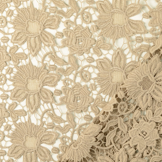 Lace fabric Beige 