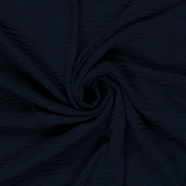 Woven Polyester fabric Unicolour Navy
