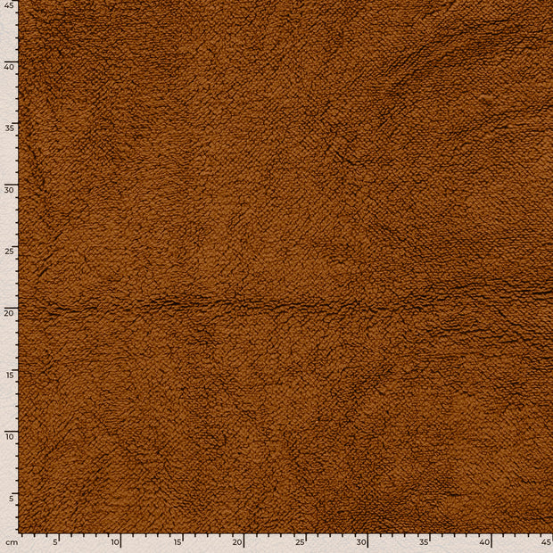Sherpa Fleece fabrik Uni Karamell