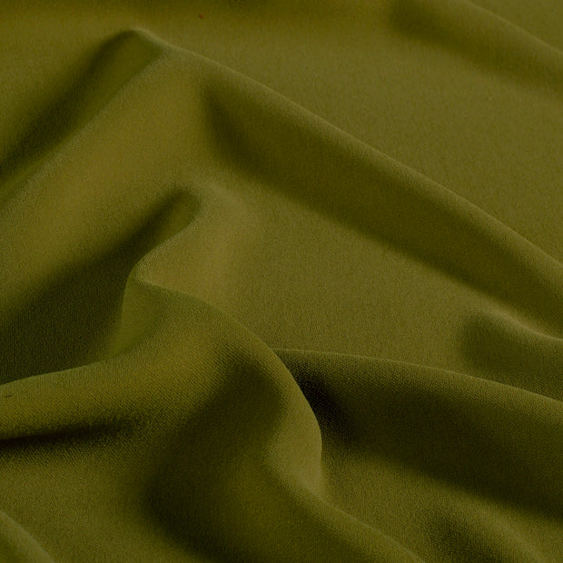 Crepe fabric Unicolour Khaki Green