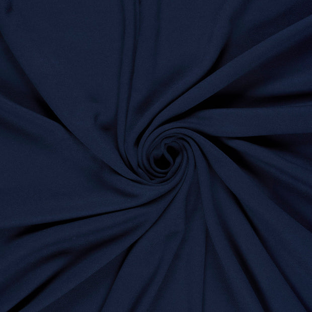 Rib Jersey fabric Navy 