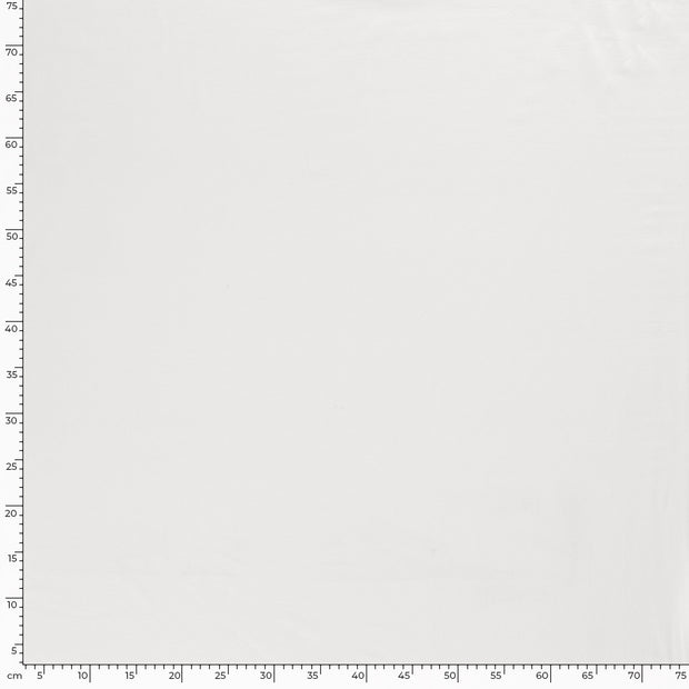French Terry fabric Unicolour Optical White