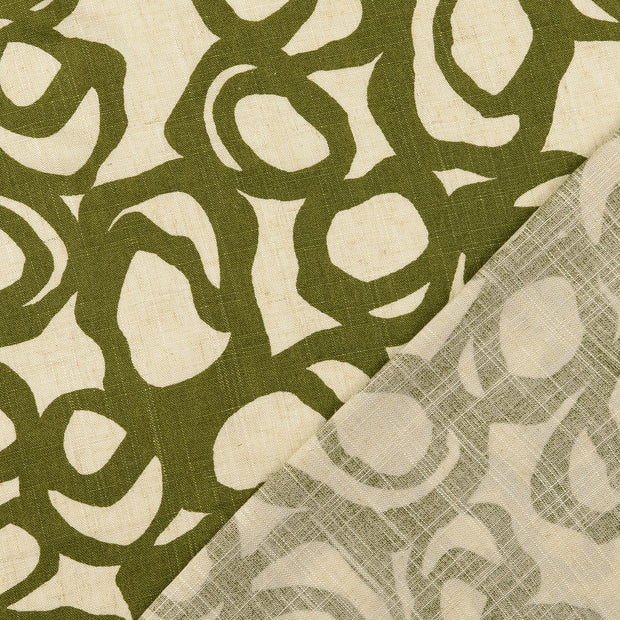  tela Verde oliva estampado 