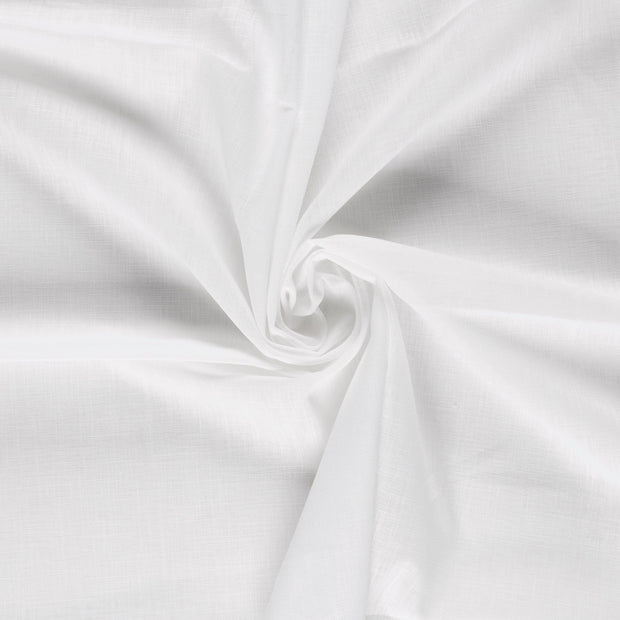 Woven Polyester tela Blanco 