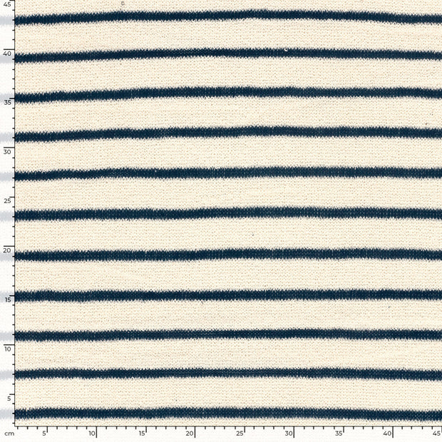 Jacquard fabrik Streifen Marine