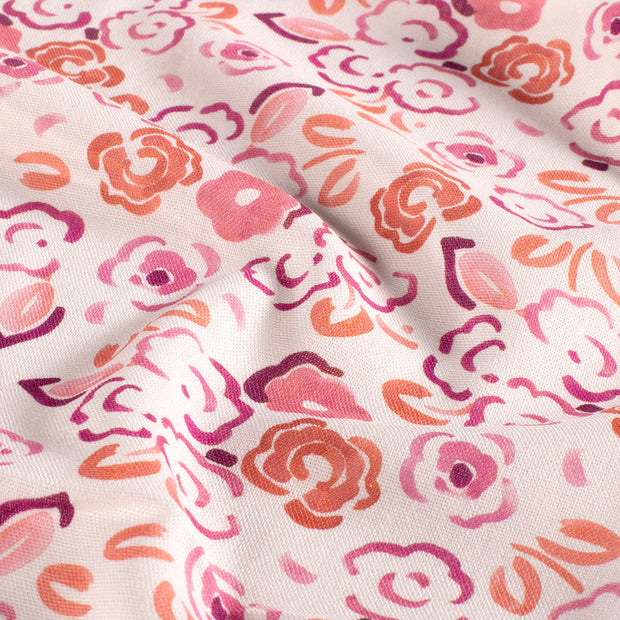  fabric Flowers Pink