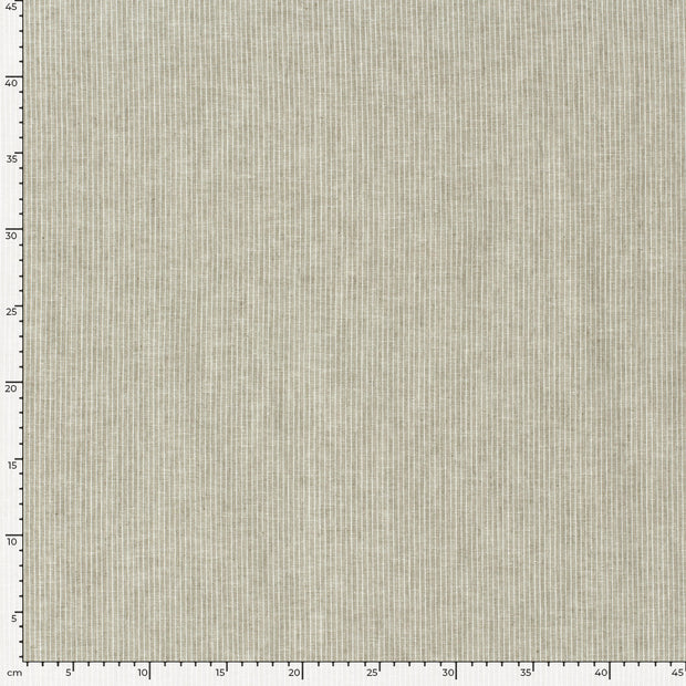 Chambré tela Melange Verde caqui