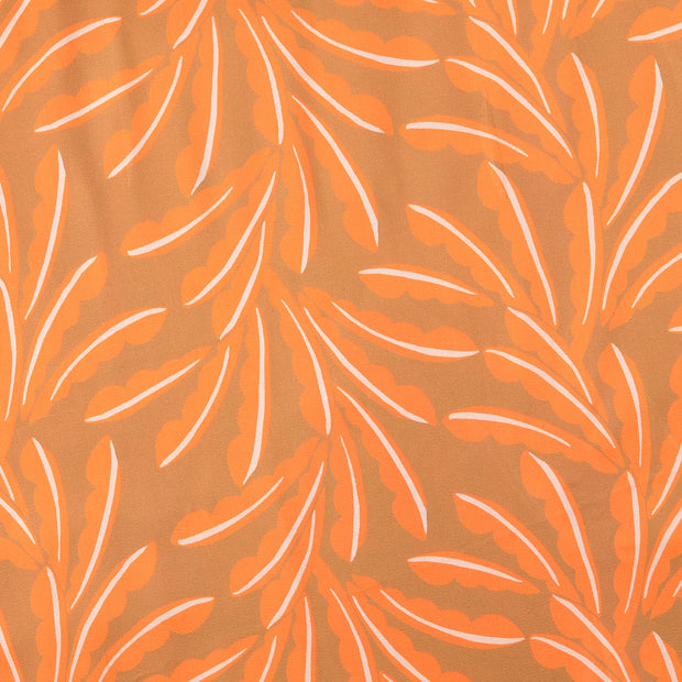 Viscose Satin fabrik Geometrische Beige