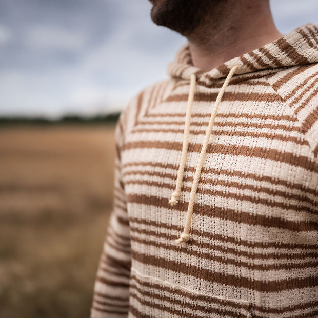 Heavy Knit fabrik Streifen 