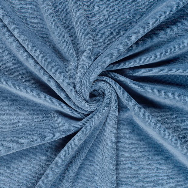 Bambus Fleece fabrik Indigoblau 