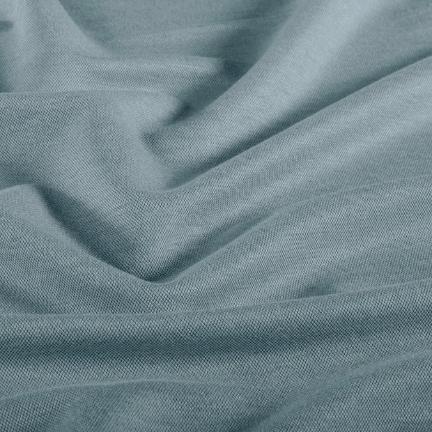 Viscose Jersey fabrik Melange Indigoblau